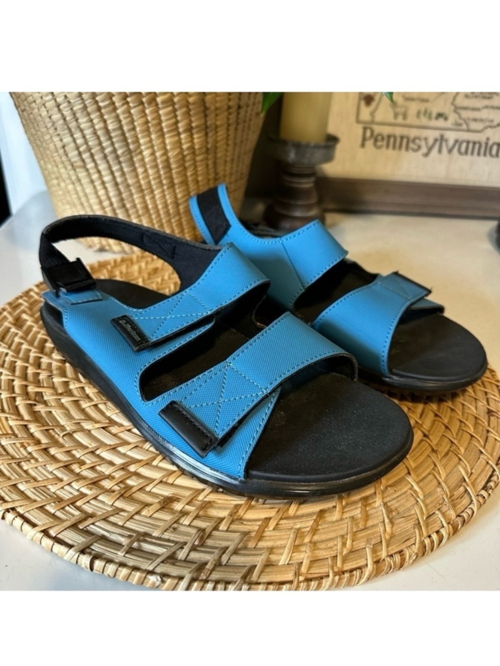 Dr. Martens Crewe Mid Blue Sandal Unisex